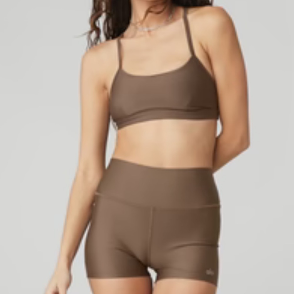 ALO Yoga Brown Sports Bra